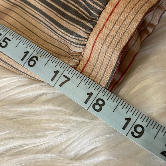 Vintage JONATHAN MARTIN Silk Striped Button-Down Shirt - Picture 7 of 12